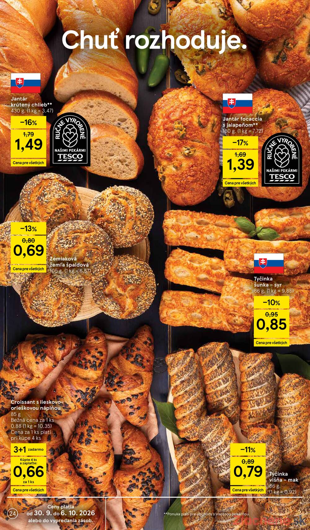 Tesco hypermarkety 30.9. - 6.10.