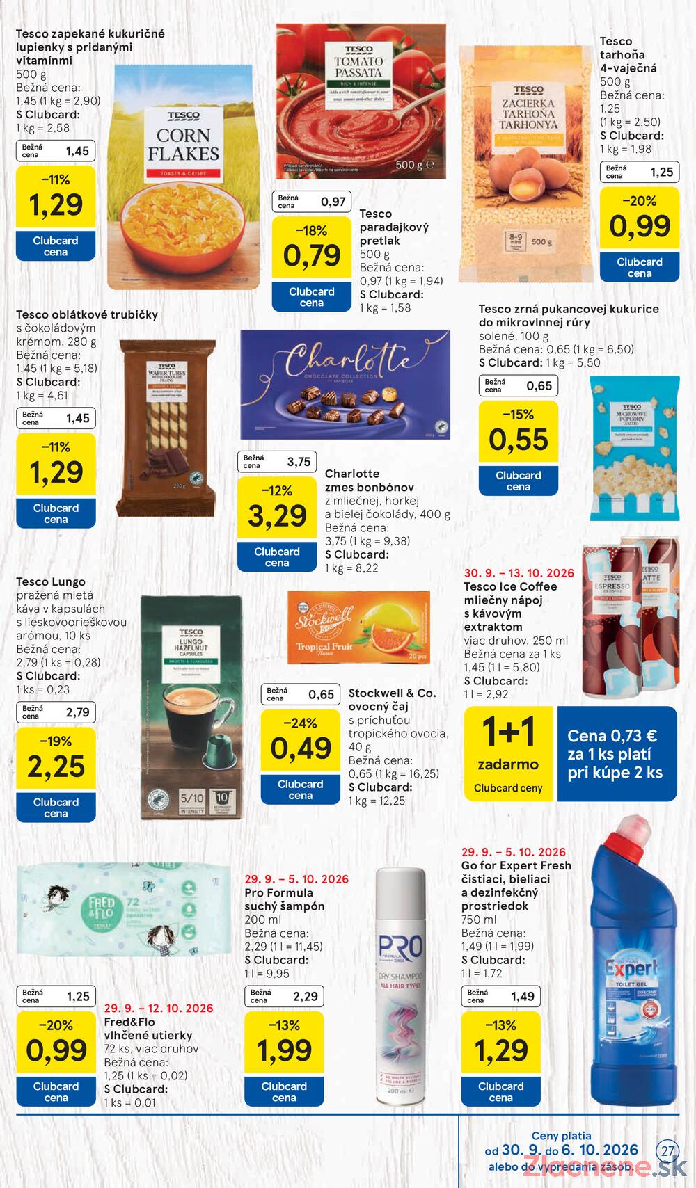 Tesco hypermarkety 30.9. - 6.10.