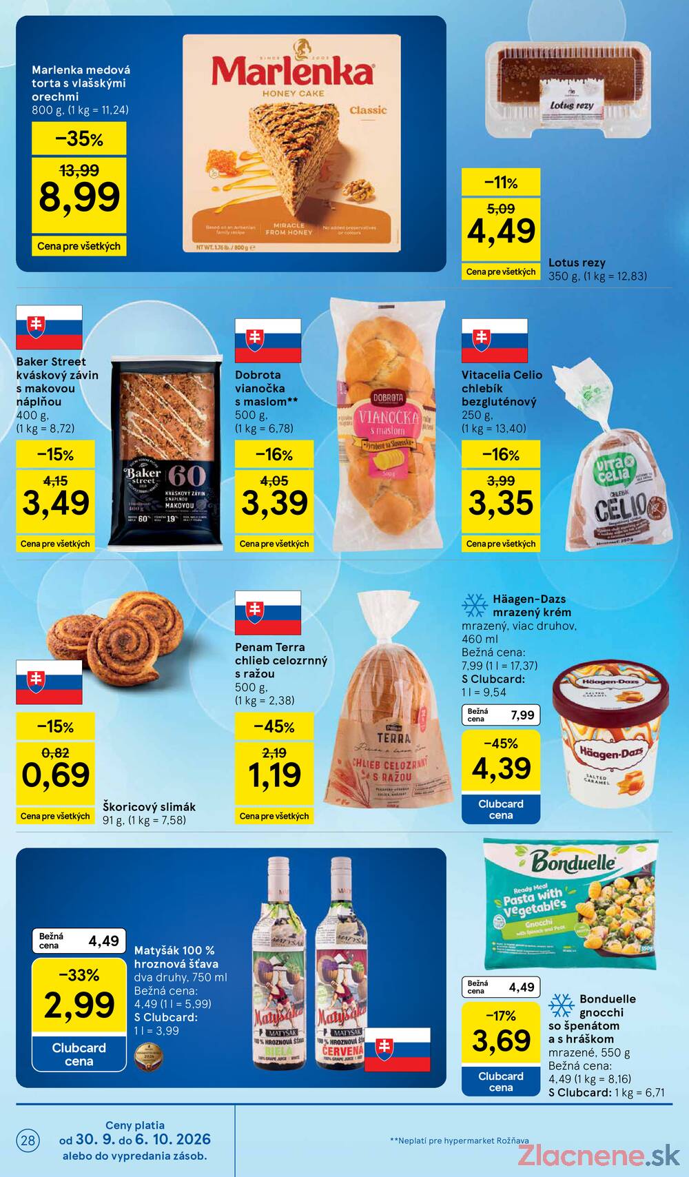 Tesco hypermarkety 30.9. - 6.10.