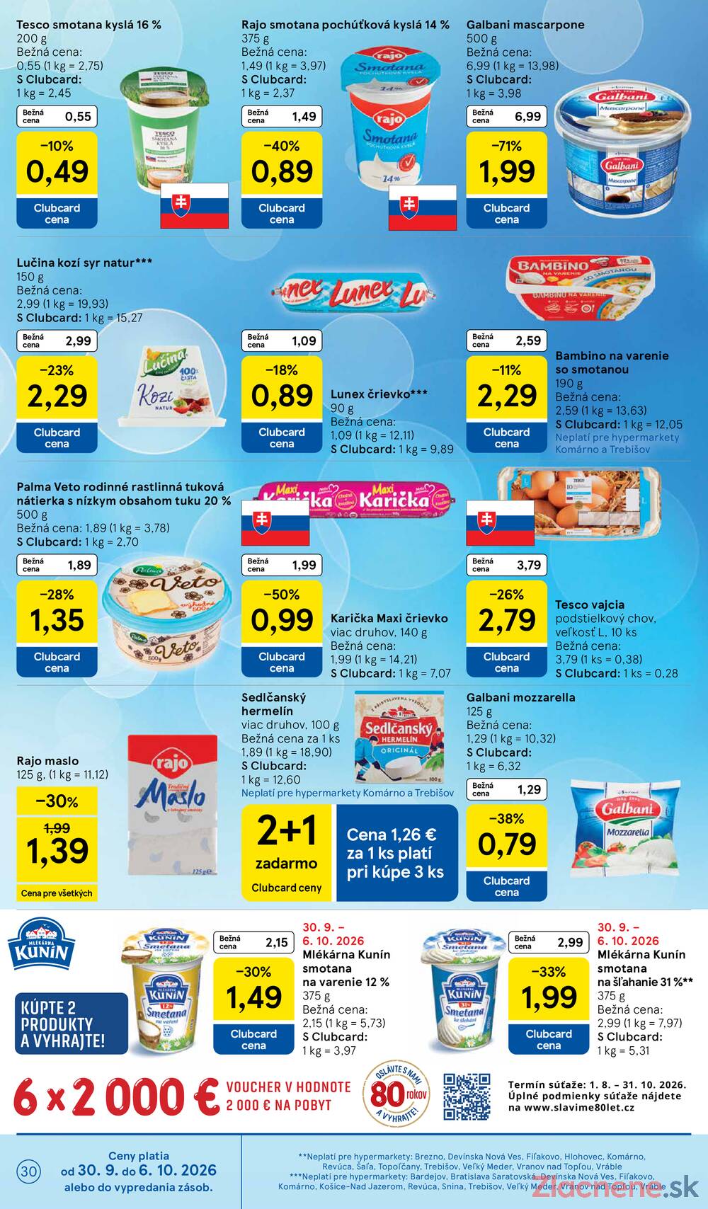Tesco hypermarkety 30.9. - 6.10.