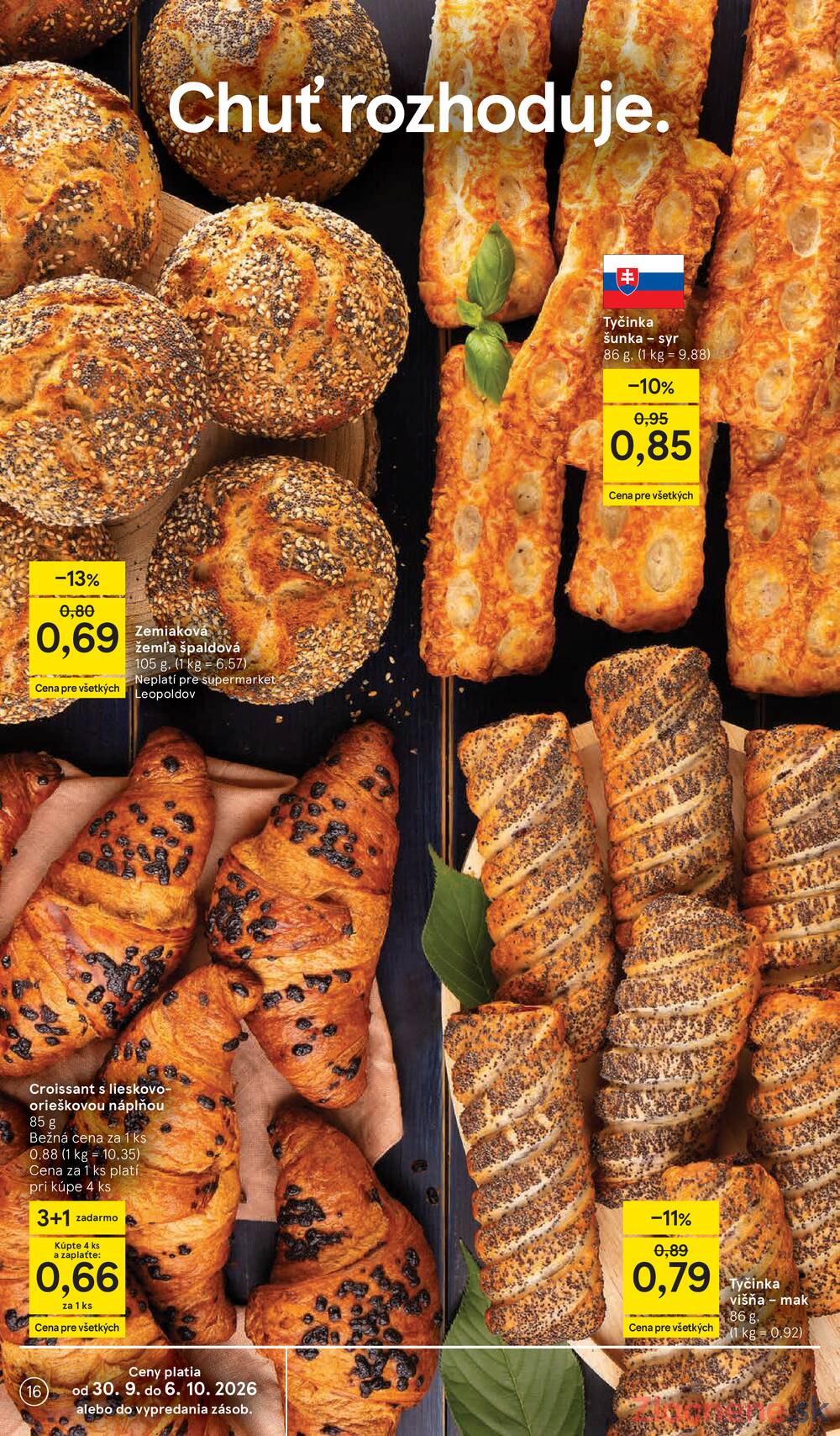 Tesco supermarkety od 30.9. do 6.10.2026