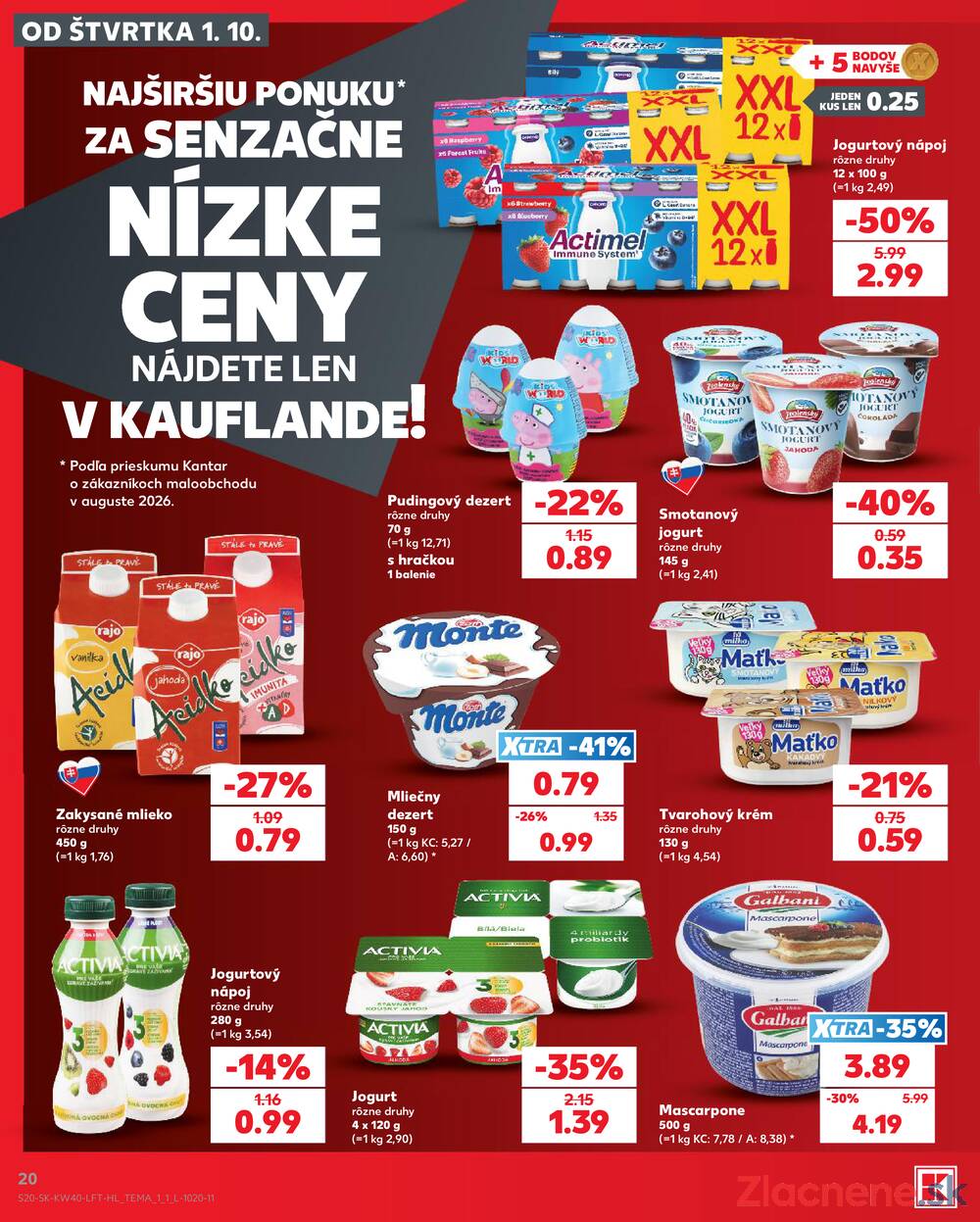 Leták Kaufland - Kaufland 1.10. - 7.10. - Kaufland Detva - strana 20 Leták Kaufland - Kaufland 1.10. - 7.10. - Kaufland Detva - strana 20