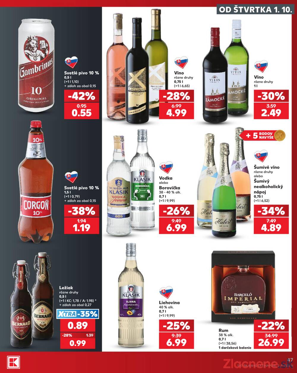 Leták Kaufland - Kaufland 1.10. - 7.10. - Kaufland Detva - strana 47