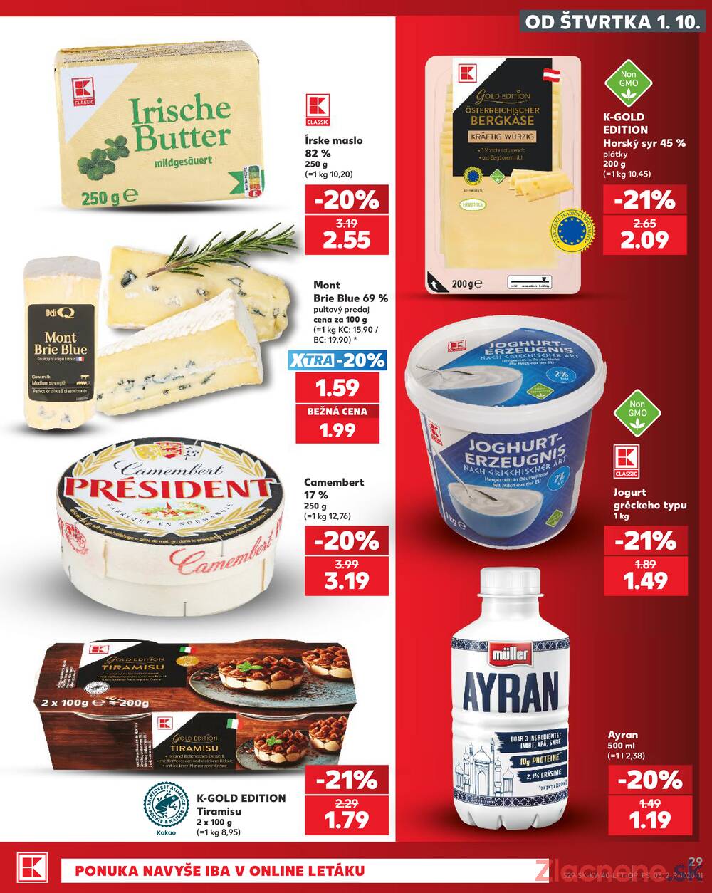 Kaufland 1.10. - 7.10. - Kaufland Púchov
