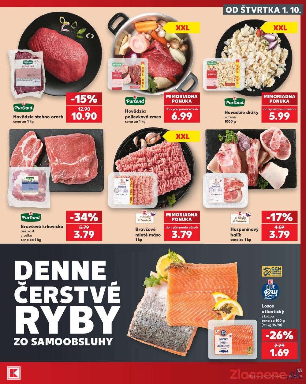 Kaufland 1.10. - 7.10. - Kaufland Rožňava
