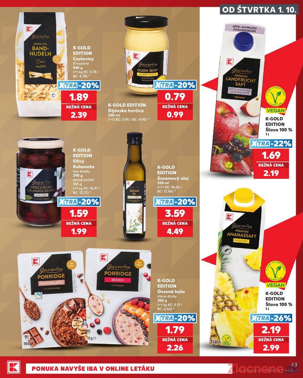 Kaufland 1.10. - 7.10. - Kaufland Poprad - Jiřího Wolkera
