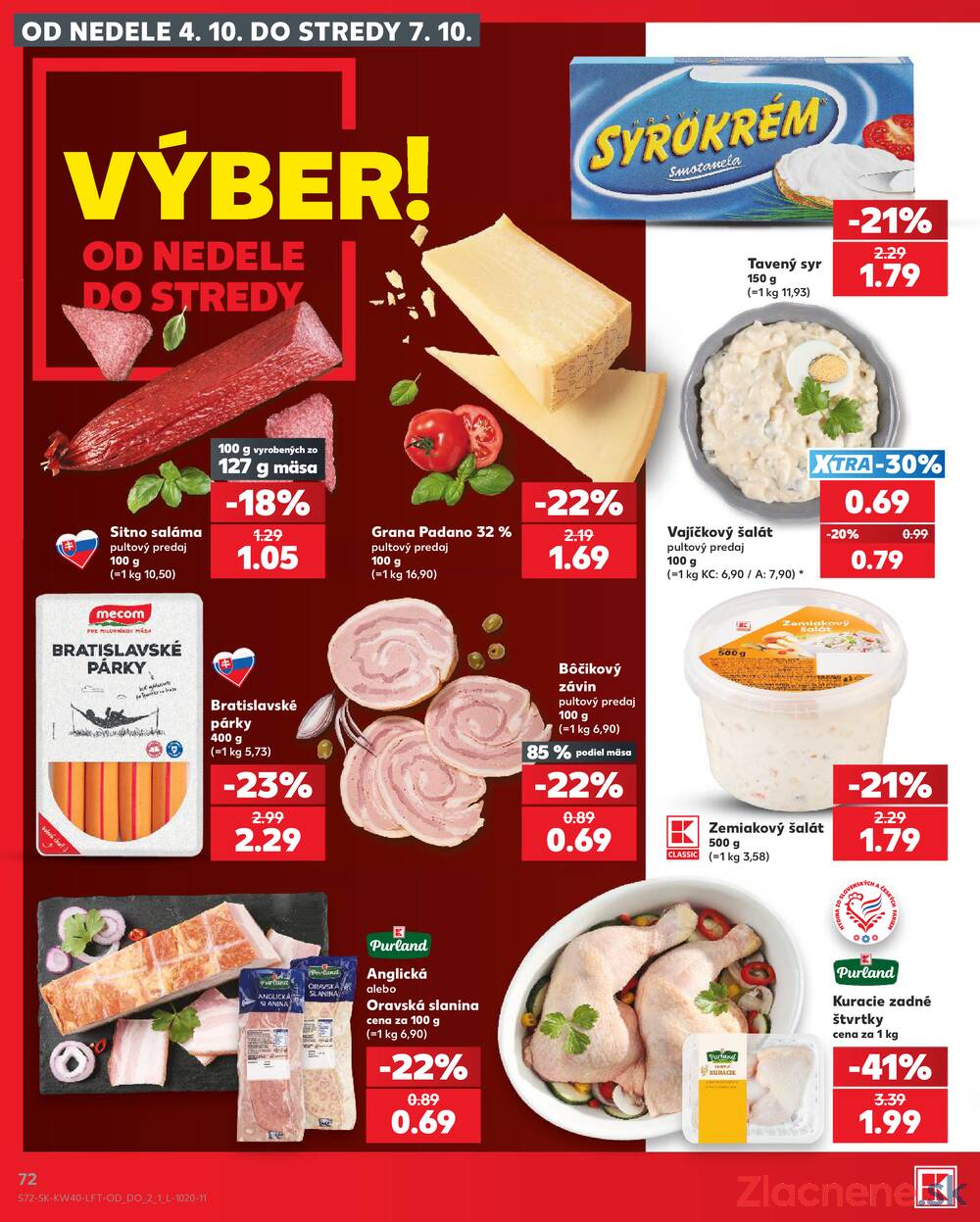 Kaufland 1.10. - 7.10. - Kaufland Poprad - Jiřího Wolkera