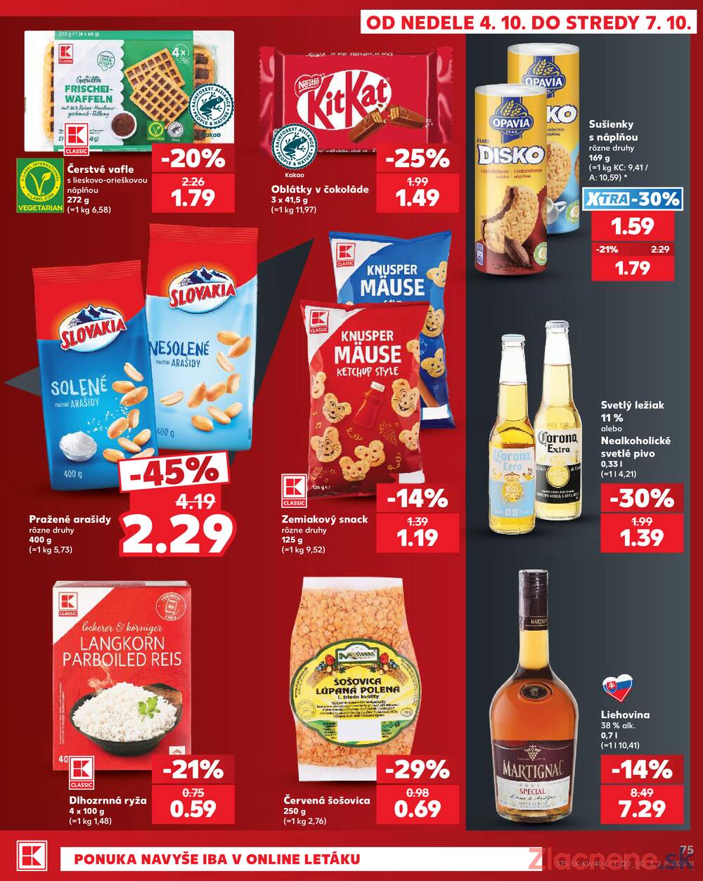 Kaufland 1.10. - 7.10. - Kaufland Veľký Meder