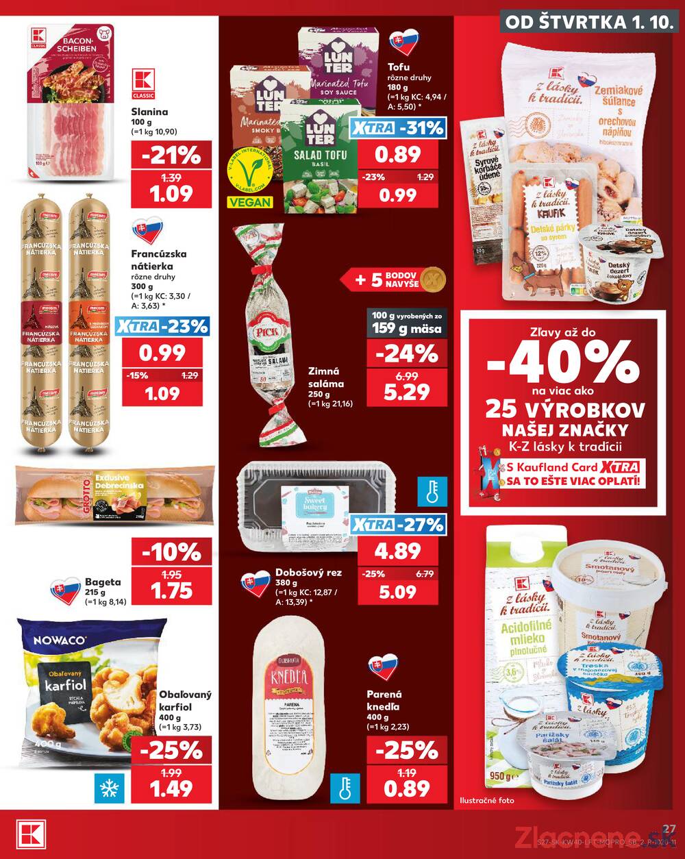 Kaufland 1.10. - 7.10. - Kaufland Sereď