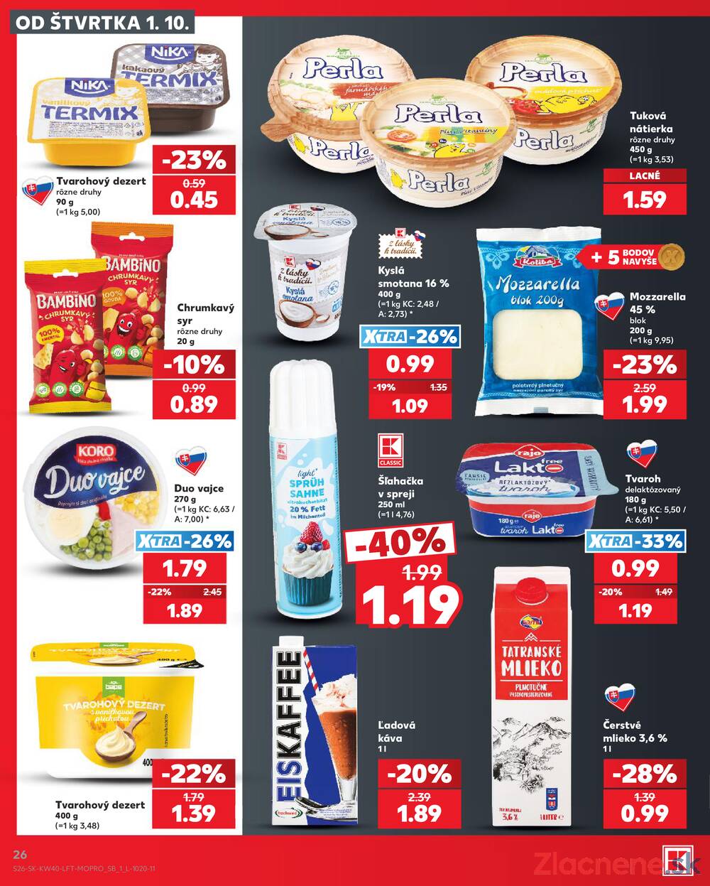 Kaufland 1.10. - 7.10. - Kaufland Bánovce nad Bebravou