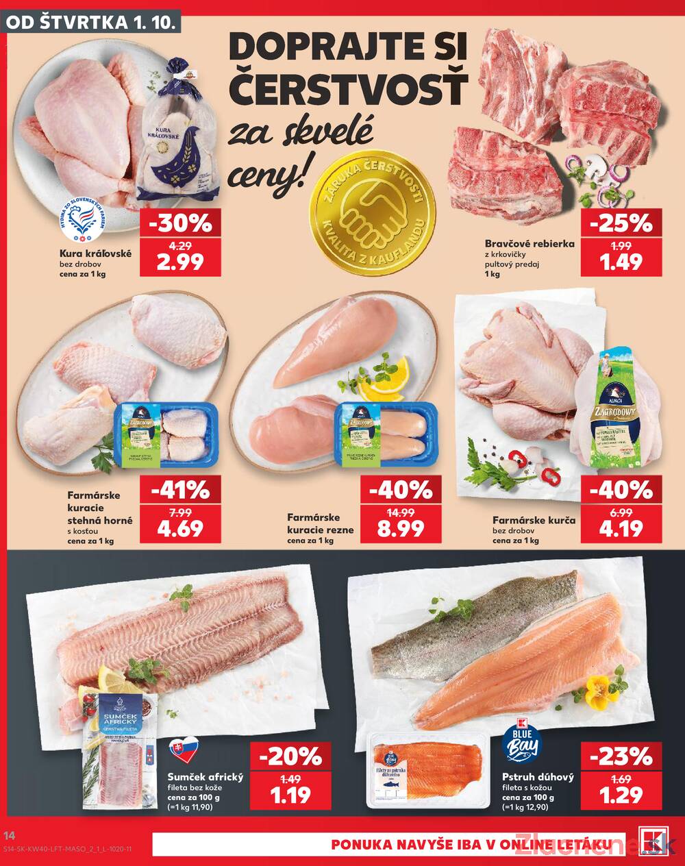 Kaufland 1.10. - 7.10. - Kaufland Bratislava - Petržalka