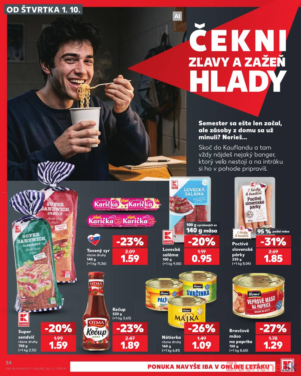 Kaufland 1.10. - 7.10. - Kaufland Bratislava - Petržalka