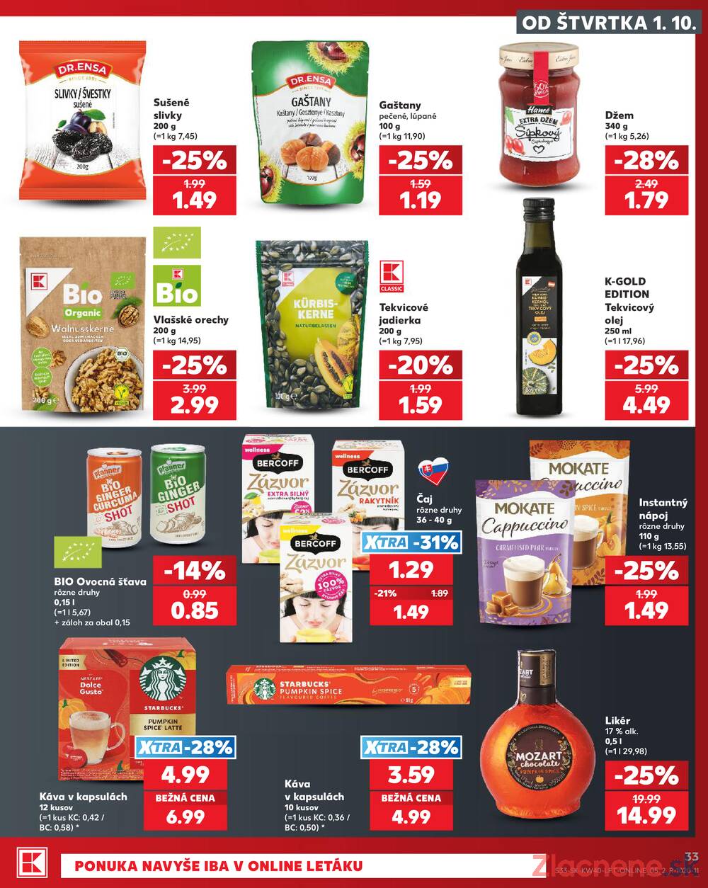 Kaufland 1.10. - 7.10. - Kaufland Košice - Nad Jazerom