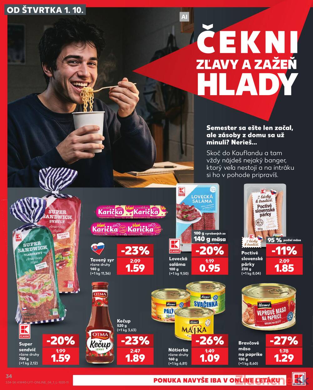 Kaufland 1.10. - 7.10. - Kaufland Košice - Nad Jazerom