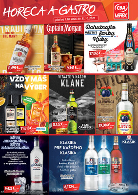 leták CBA VEREX