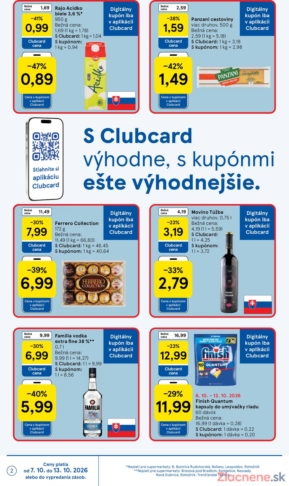Tesco supermarkety od 7.10. do 13.10.2026