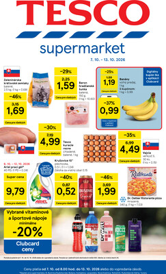 leták Tesco