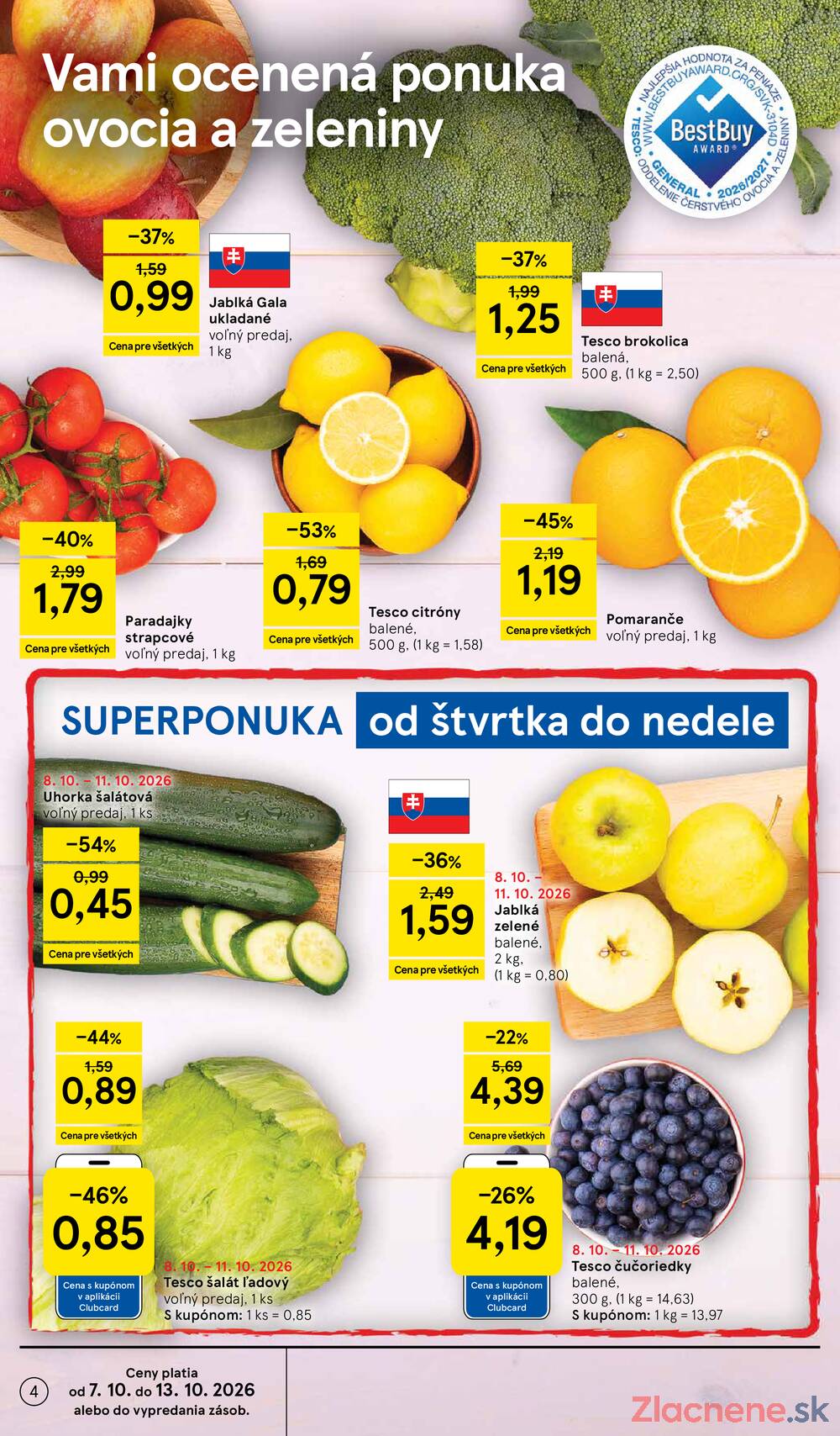 Tesco hypermarkety 7.10. - 13.10.
