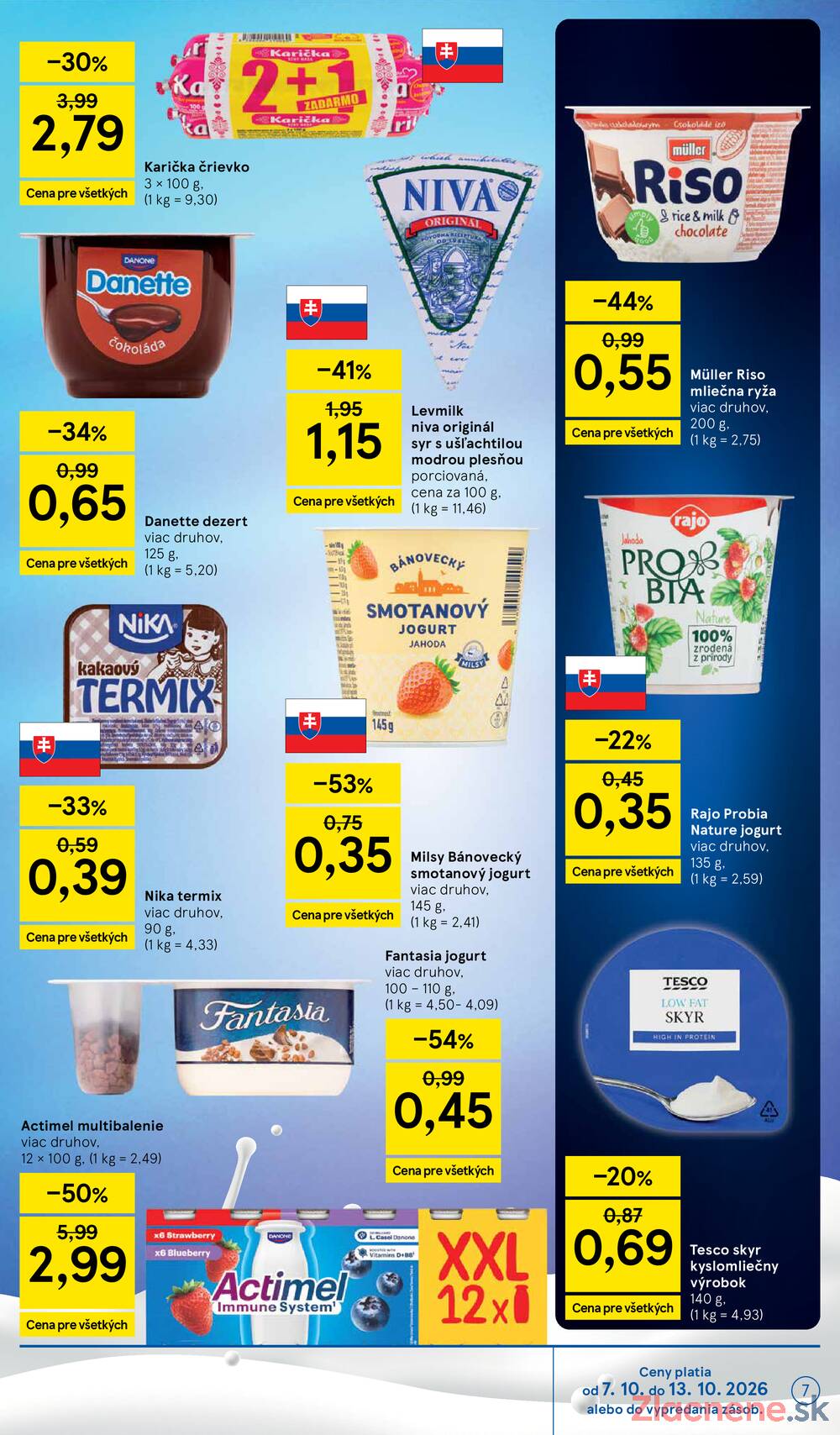 Tesco hypermarkety 7.10. - 13.10.