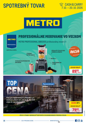 leták METRO
