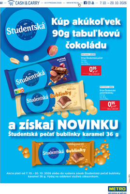 leták METRO