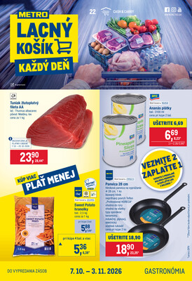 leták METRO