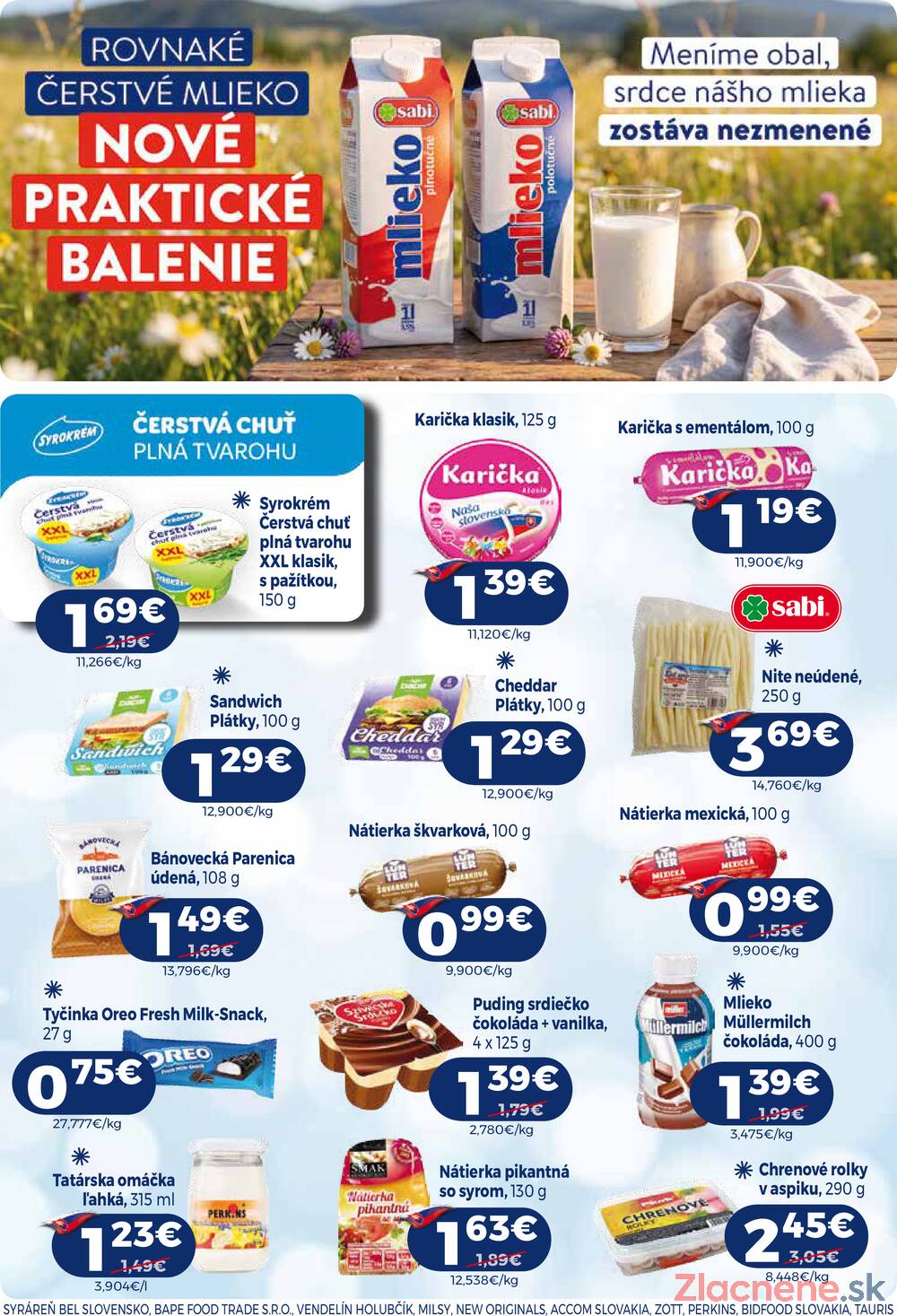 Leták MILK - AGRO - MILK - AGRO do 20.10. - strana 6 Leták MILK - AGRO - MILK - AGRO do 20.10. - strana 6