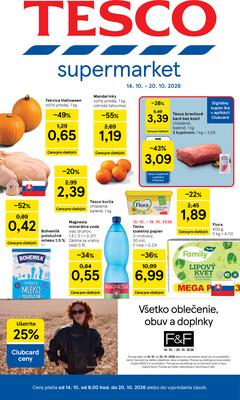 leták Tesco