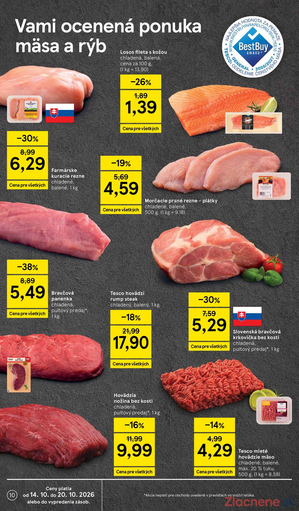 Leták Tesco - Tesco hypermarkety 14.10. - 20.10. - strana 10
