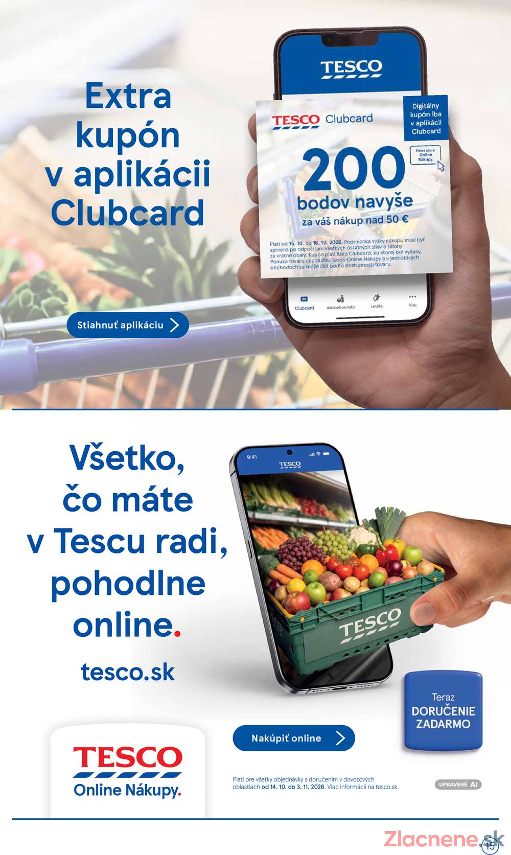 Leták Tesco - Tesco hypermarkety 14.10. - 20.10. - strana 15 Leták Tesco - Tesco hypermarkety 14.10. - 20.10. - strana 15