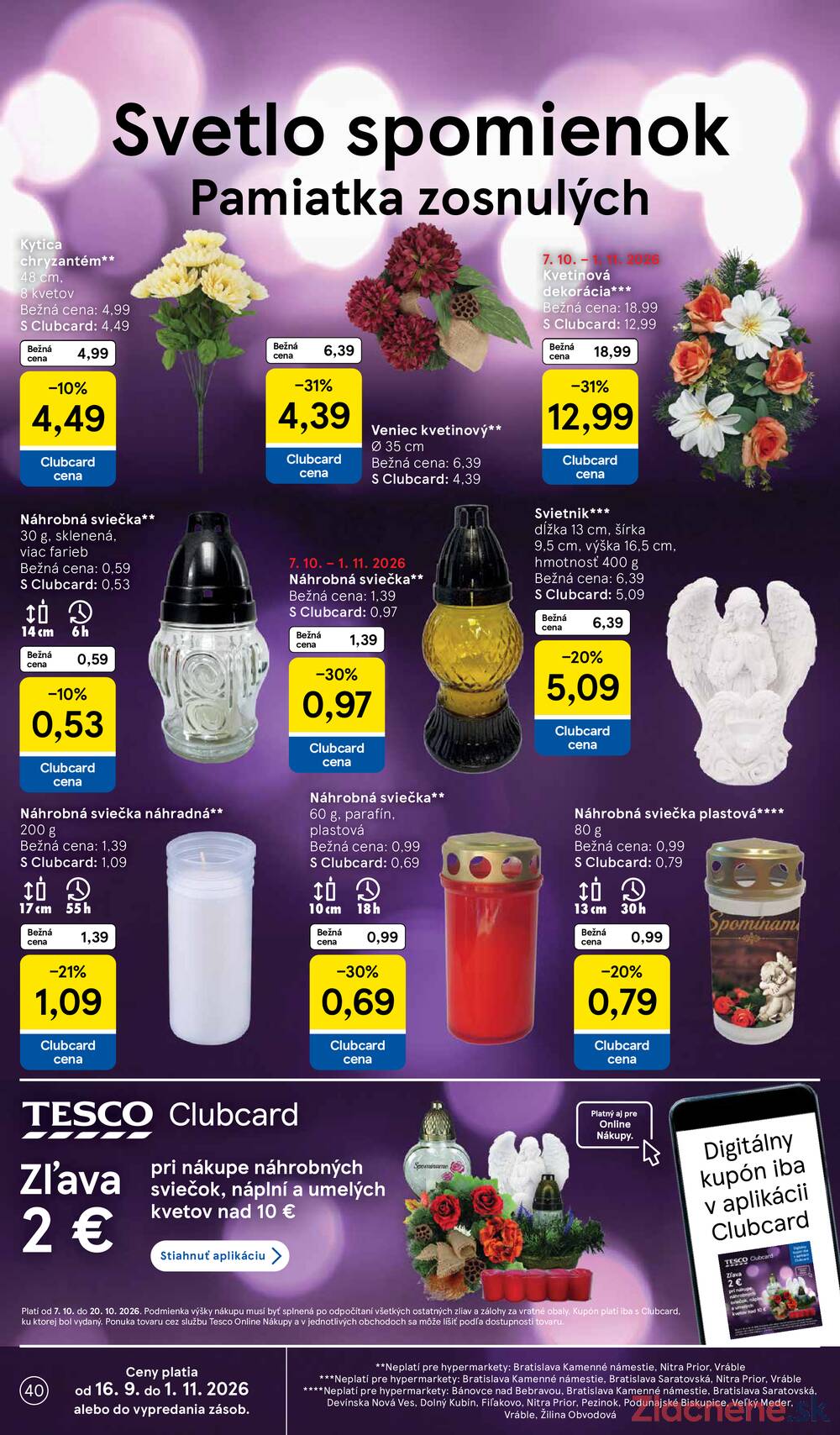 Leták Tesco - Tesco hypermarkety 14.10. - 20.10. - strana 40 Leták Tesco - Tesco hypermarkety 14.10. - 20.10. - strana 40