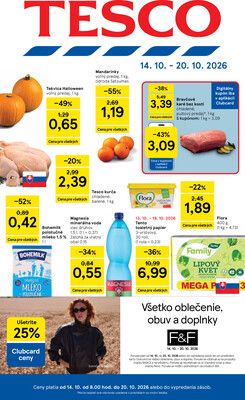 leták Tesco