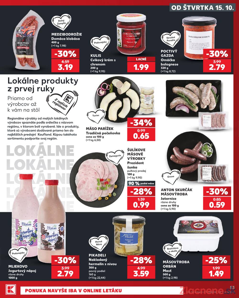 Kaufland 15.10. - 21.10. - Kaufland Brezno