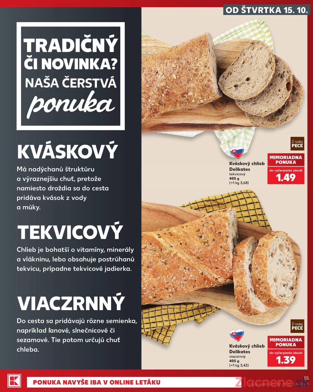 Kaufland 15.10. - 21.10. - Kaufland Bardejov