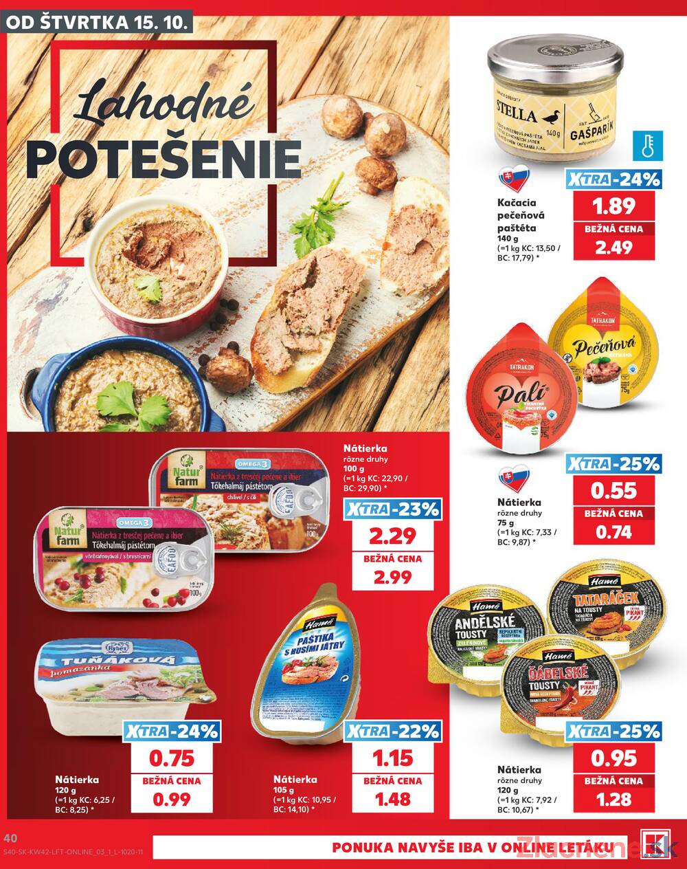 Kaufland 15.10. - 21.10. - Kaufland Bardejov