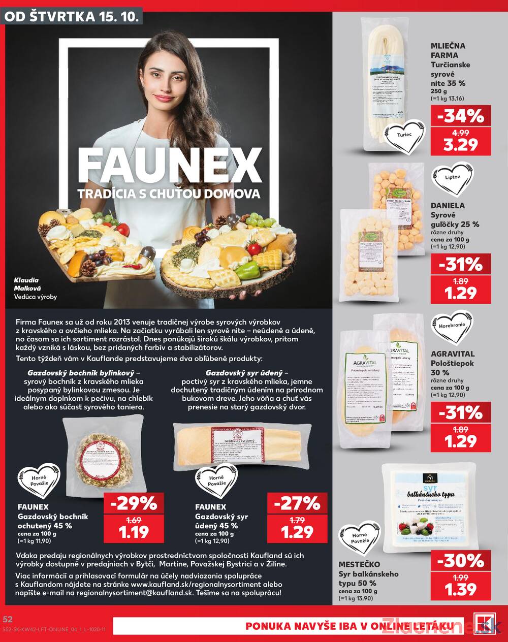 Kaufland 15.10. - 21.10. - Kaufland Stará Ľubovňa