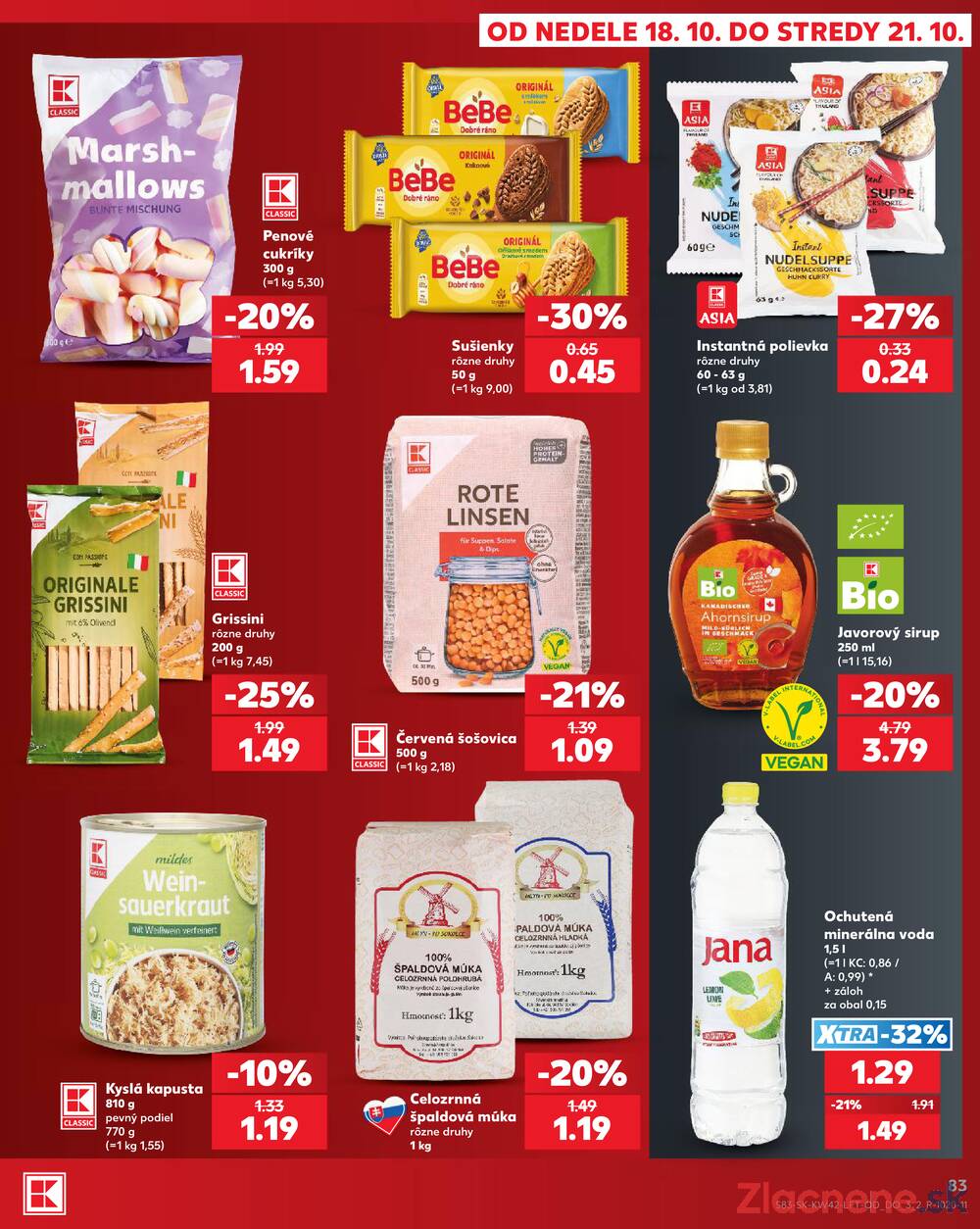 Kaufland 15.10. - 21.10. - Kaufland Stará Ľubovňa