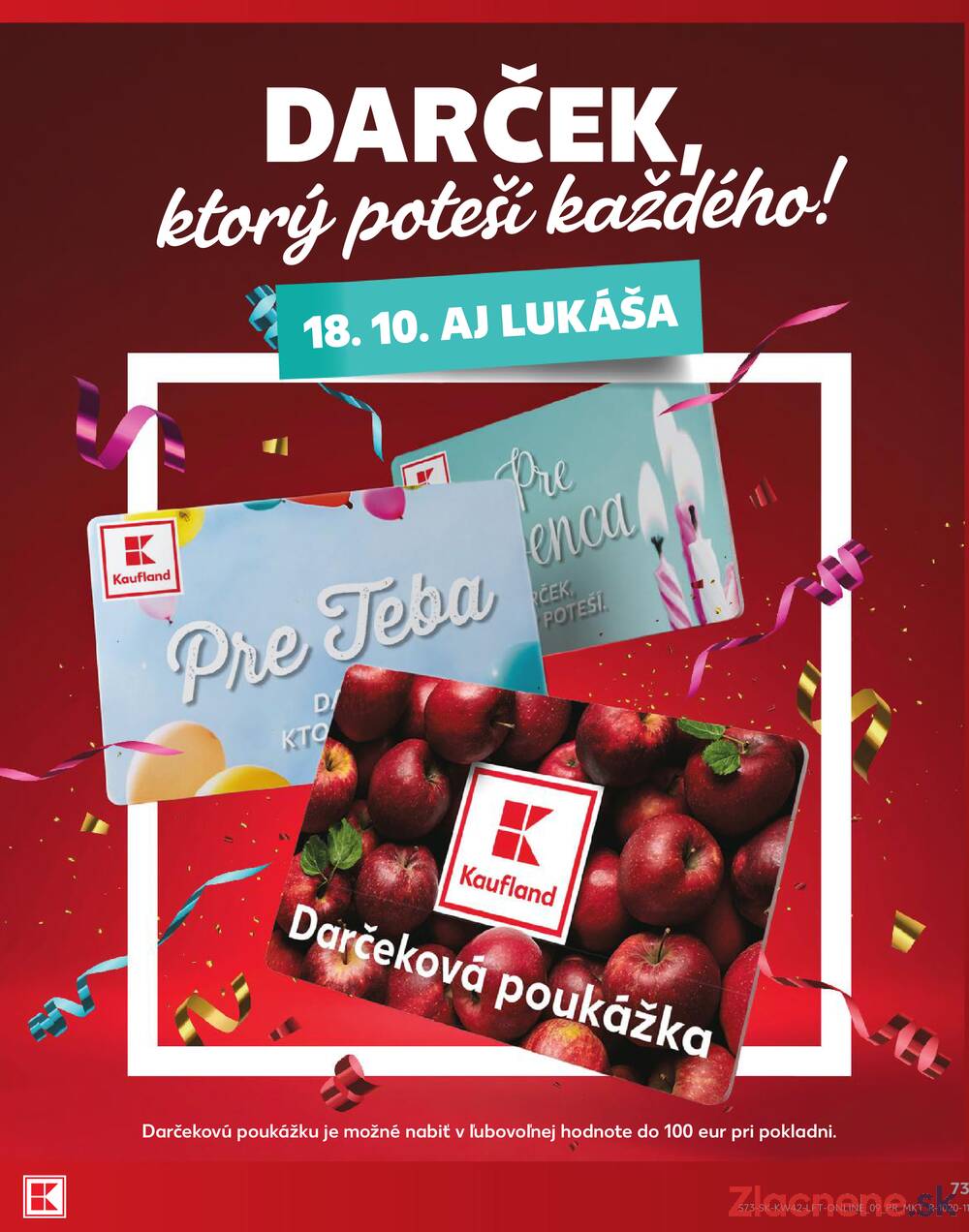 Leták Kaufland - Kaufland 15.10. - 21.10. - Kaufland Rožňava - strana 73 Leták Kaufland - Kaufland 15.10. - 21.10. - Kaufland Rožňava - strana 73