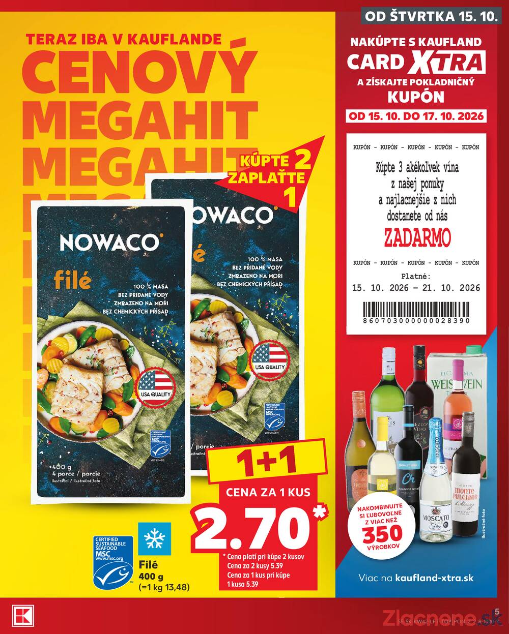 Kaufland 15.10. - 21.10. - Kaufland Piešťany