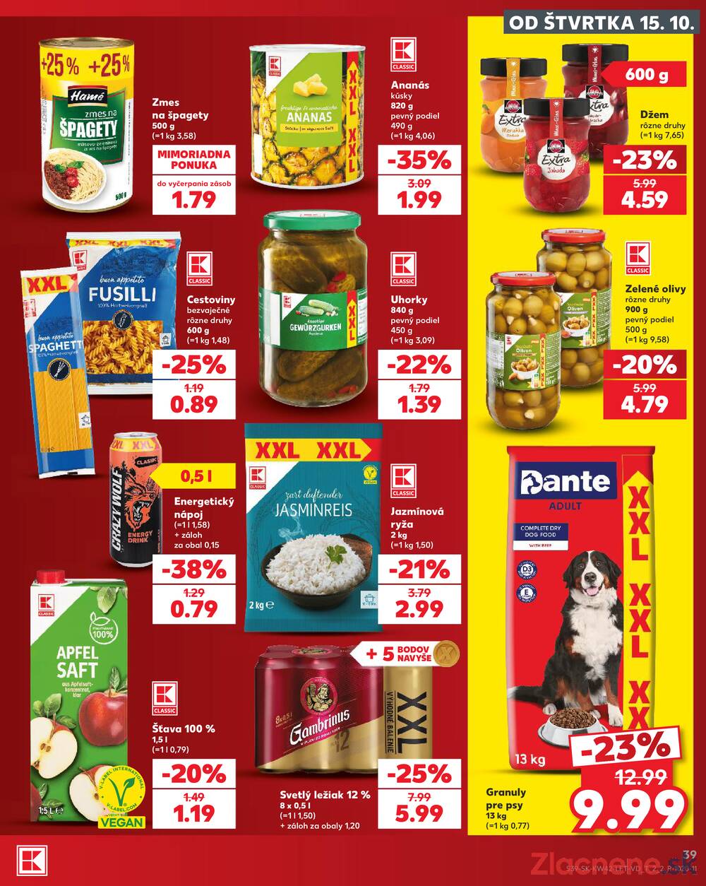 Kaufland 15.10. - 21.10. - Kaufland Piešťany