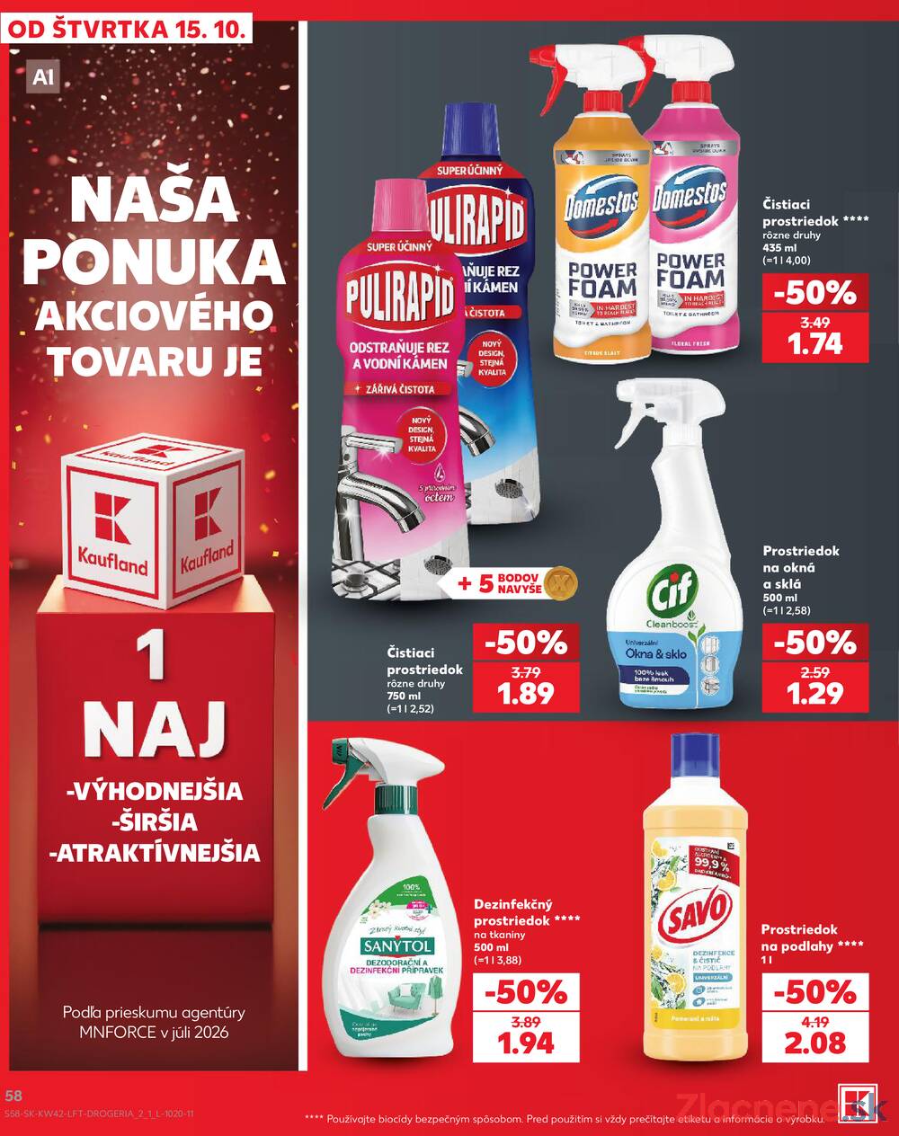 Kaufland 15.10. - 21.10. - Kaufland Piešťany