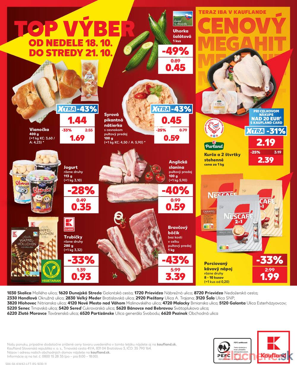 Kaufland 15.10. - 21.10. - Kaufland Piešťany