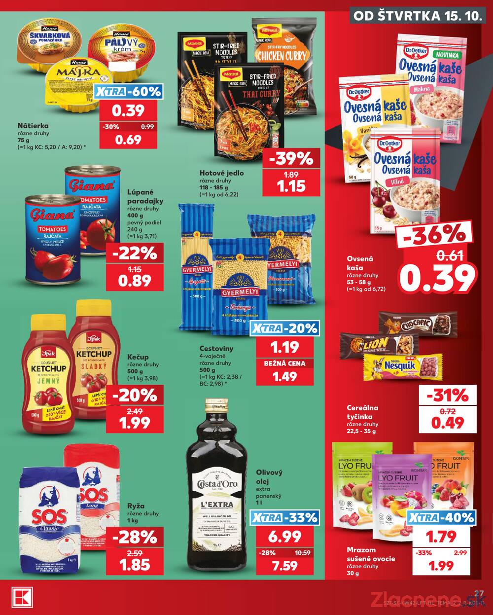 Kaufland 15.10. - 21.10. - Kaufland Trnava - Nová ul.