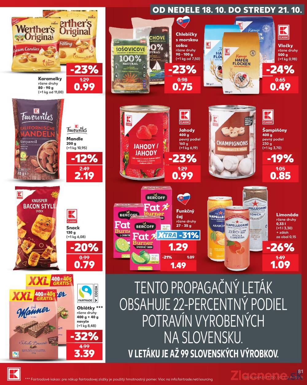 Kaufland 15.10. - 21.10. - Kaufland Trnava - Nová ul.