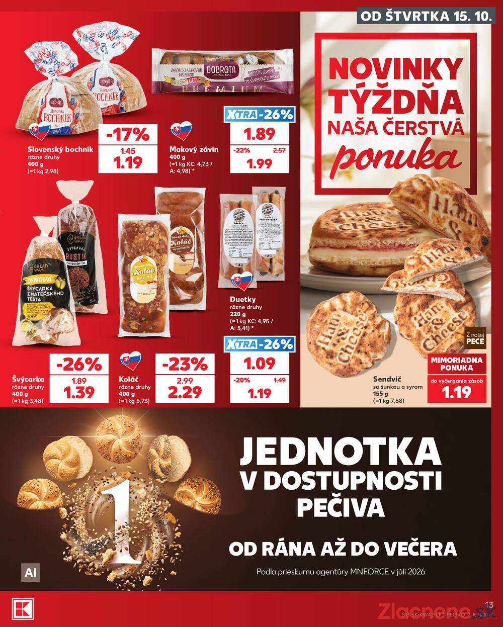 Kaufland 15.10. - 21.10. - Kaufland Topoľčany-Krušovce