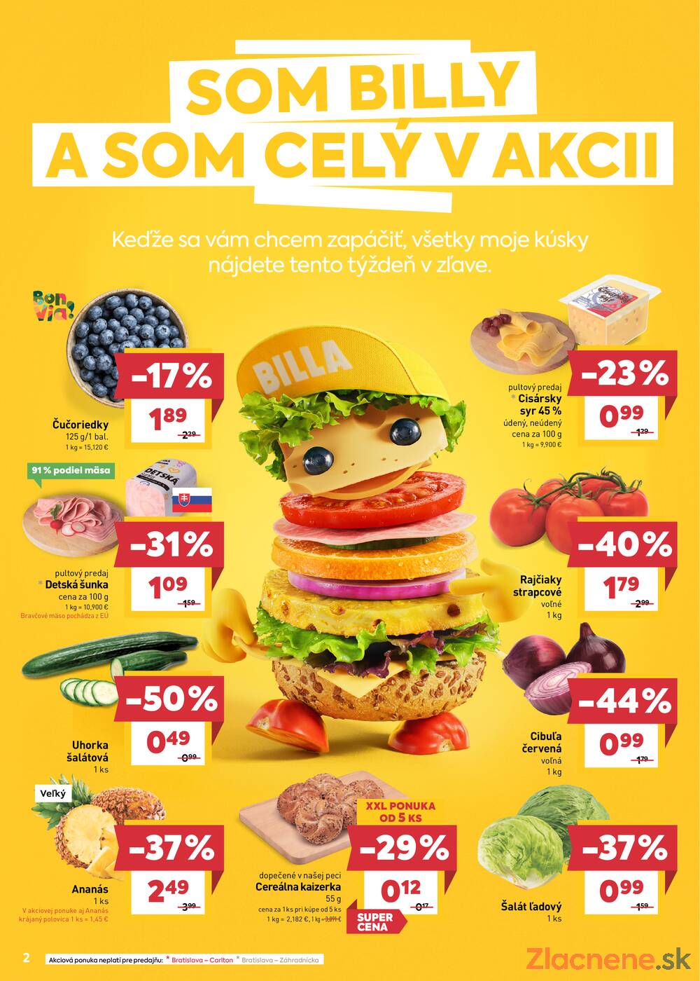 Leták BILLA - BILLA od 14.10. do 20.10.2026 - strana 2 Leták BILLA - BILLA od 14.10. do 20.10.2026 - strana 2