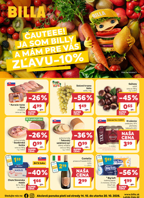 Leták BILLA od 14.10. do 20.10.2026
