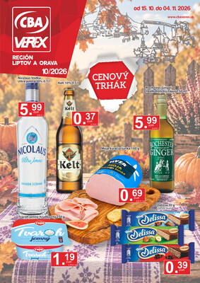 leták CBA VEREX