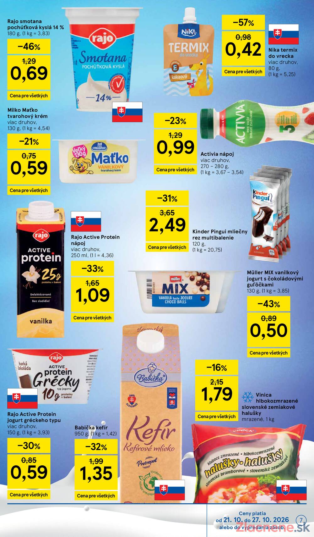 Tesco supermarkety od 21.10. do 27.10.2026