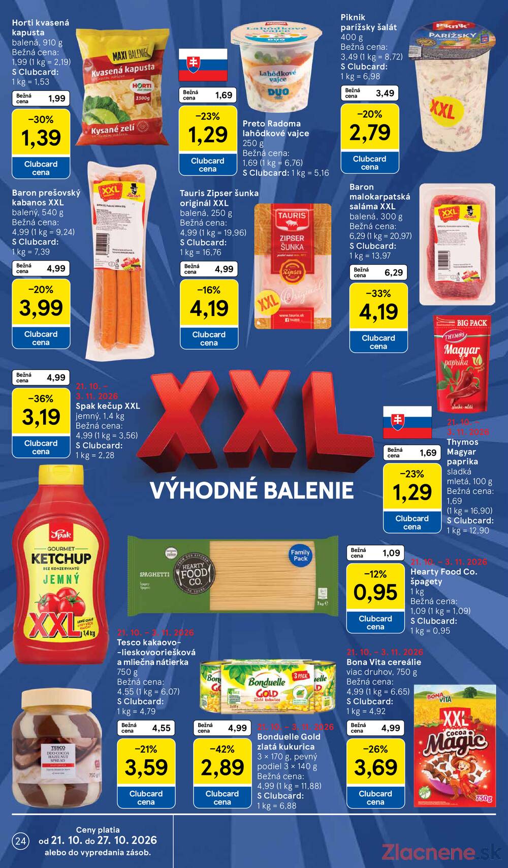 Tesco hypermarkety 21.10. - 27.10.